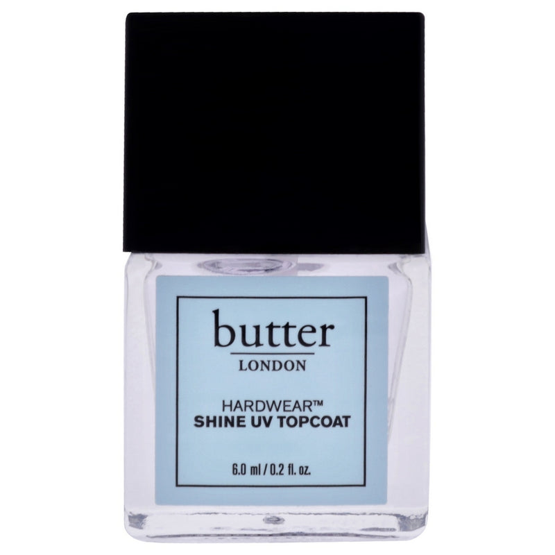 Hardwear Shine UV Topcoat by Butter London for Women - 0.2 oz Nail Treatment
