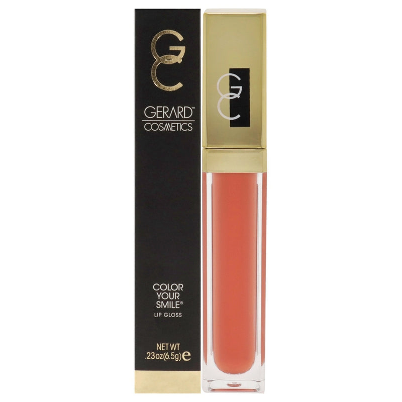 Color your Smile Lighted Lip Gloss - Salmon by Gerard Cosmetic for Women - 0.23 oz Lip Gloss