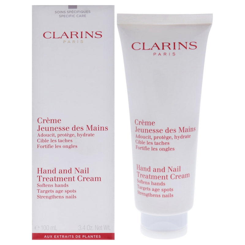 Hand and Nail Treatment Cream by Clarins for Unisex - 3.4 oz Cream (Tester)