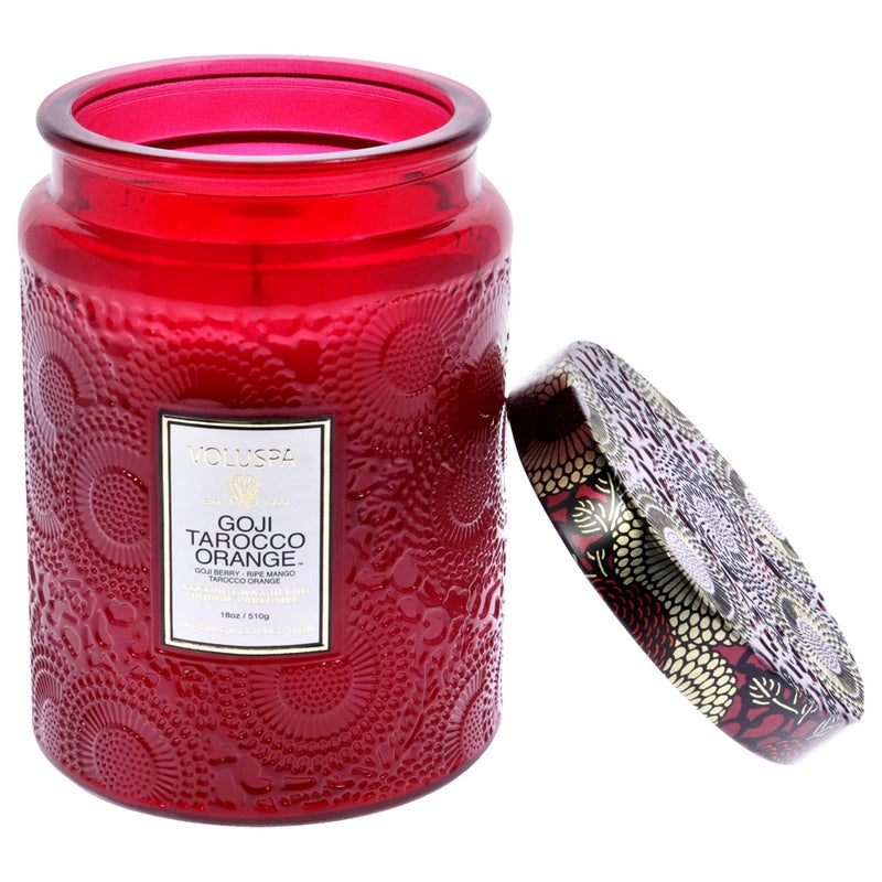 Japonica Collection Large - Goji and Tarocco Orange by Voluspa for Unisex - 18 oz Candle
