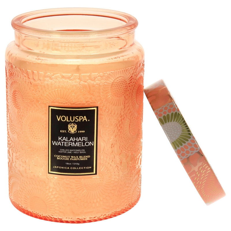 Japonica Collection Large - Kalahari Watermelon by Voluspa for Unisex - 18 oz Candle