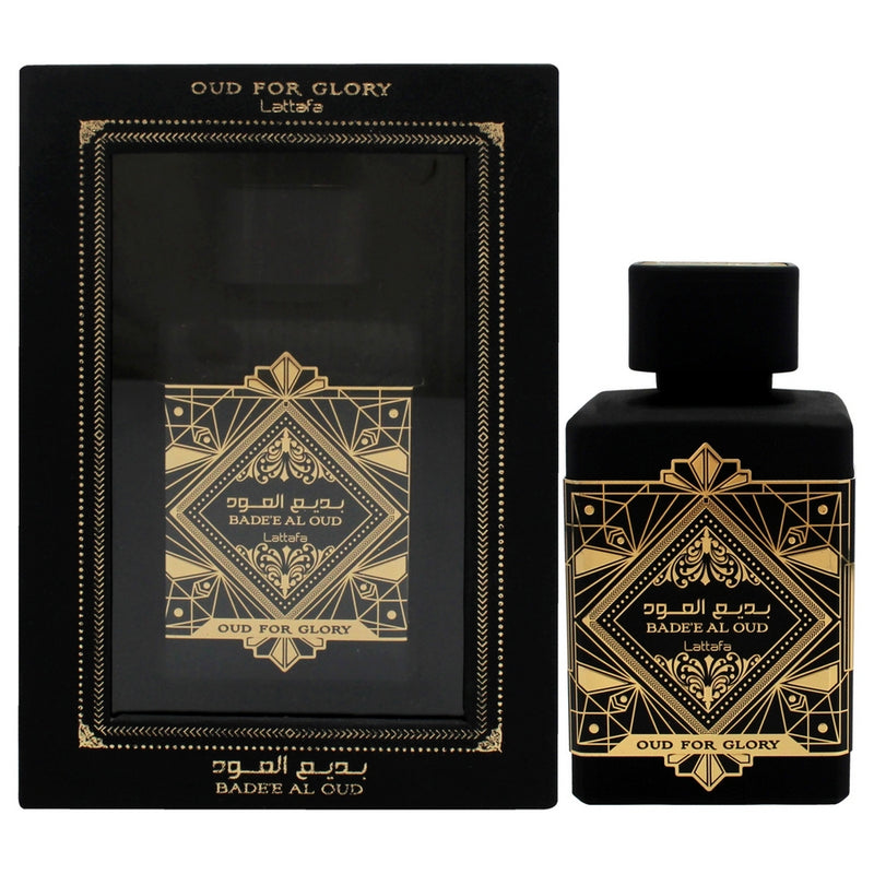 Badee Al Oud Collection - Oud For Glory By Lattafa For Unisex - 3.4 Oz Edp Spray