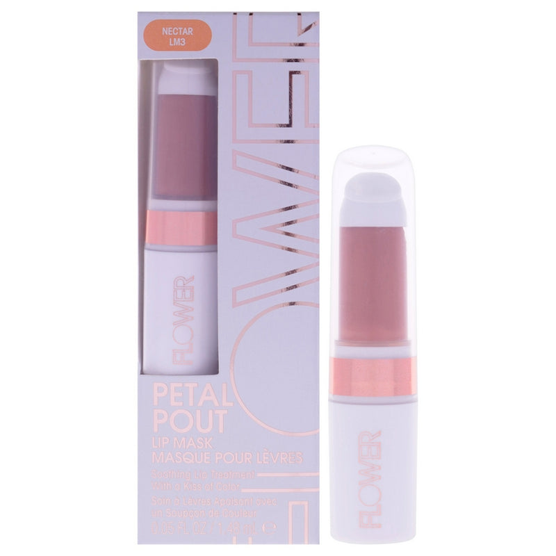 Petal Pout Lip Mask - LM3 Nectar by Flower Beauty for Women - 0.05 oz Lip Mask