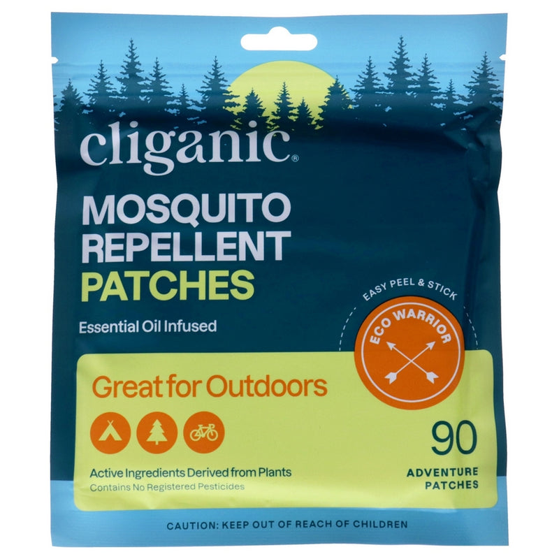 Repellent Patches Outdoor by Cliganic for Unisex - 90 Pc Patches