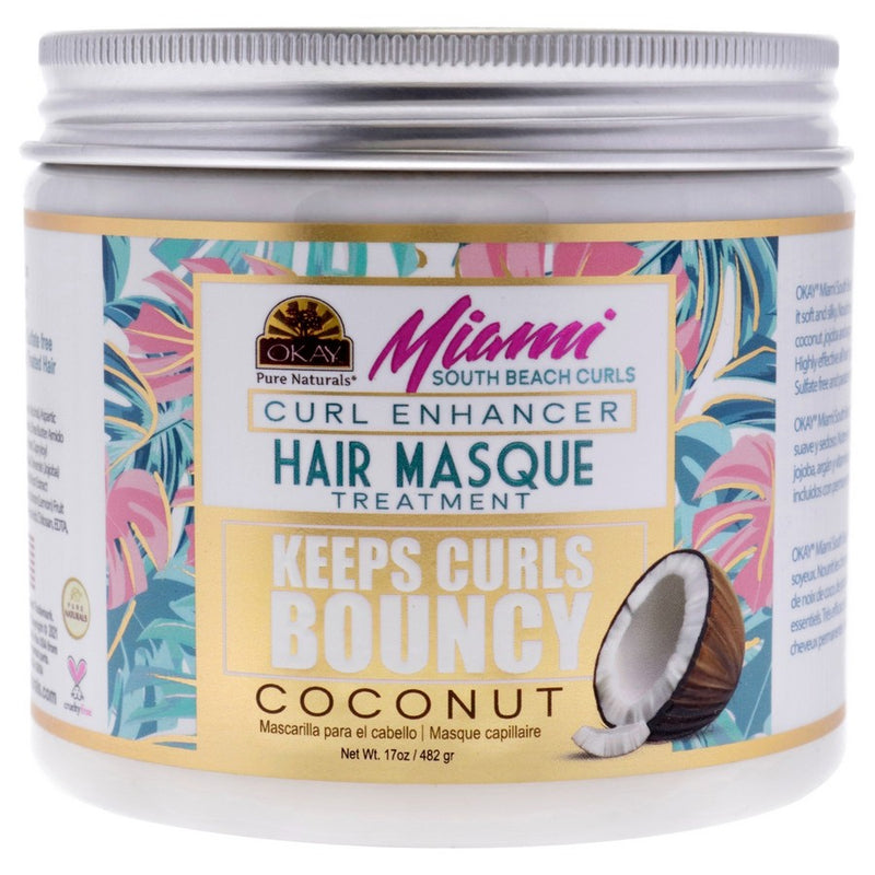 Miami South Beach Curls - Curl Enhancing by Okay for Women - 17 oz Mask