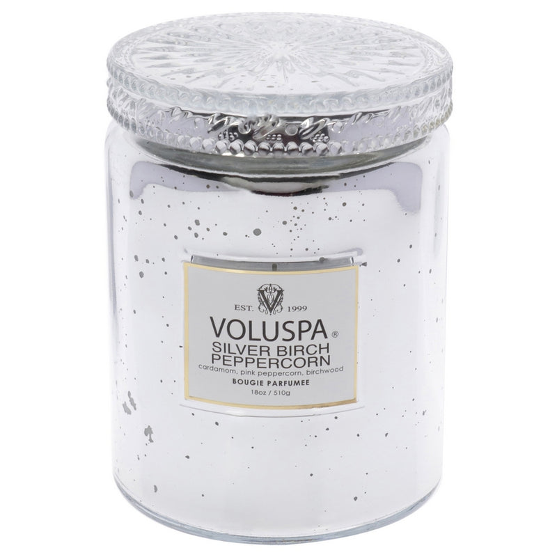 Large - Silver Birch Peppercorn by Voluspa for Unisex - 18 oz Candle