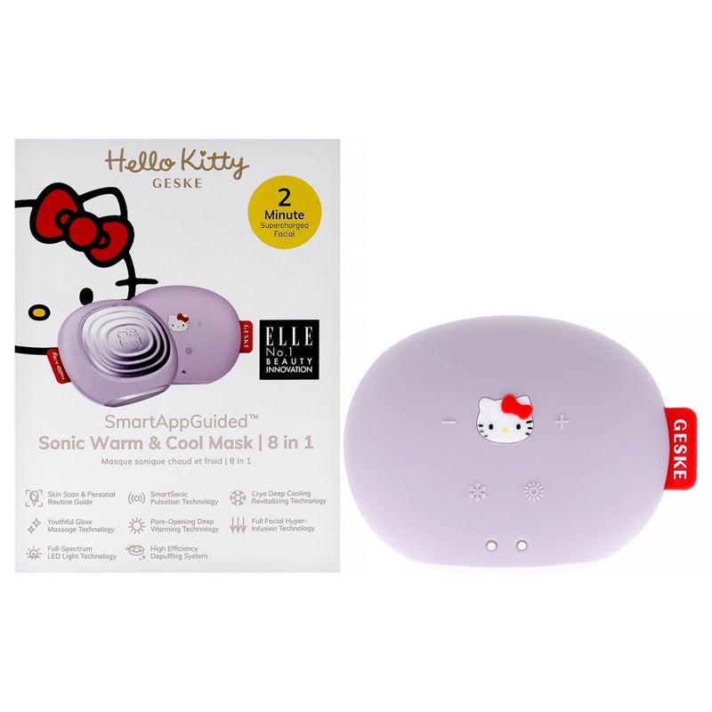 Hello Kitty Sonic Warm and Cool Mask - 8 in 1 - Purple by Geske for Women - 1 Pc Tool