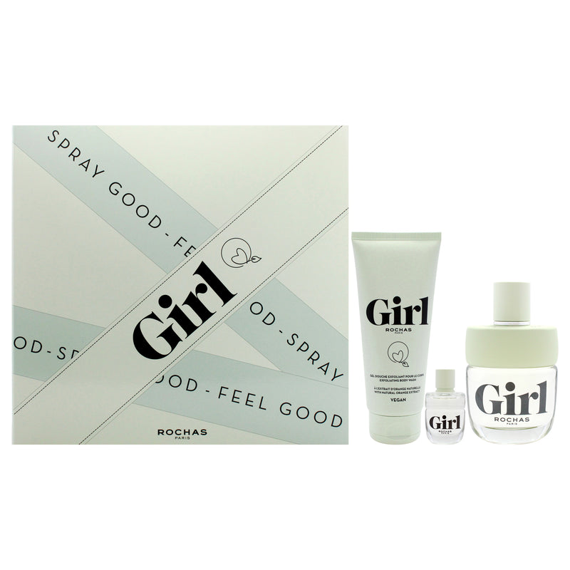 Rochas Girl Women's Eau De Toilette Gift Set
