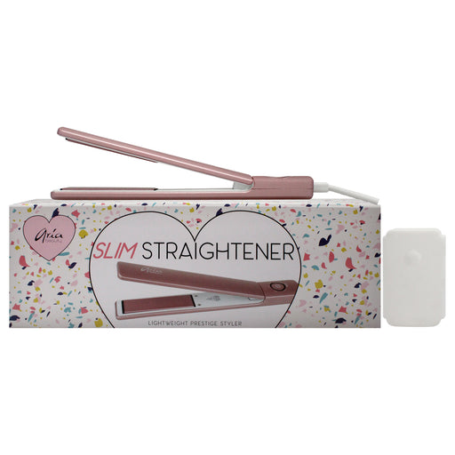 Aria Beauty Slim Hair Straightener Pink Women's Gift Set