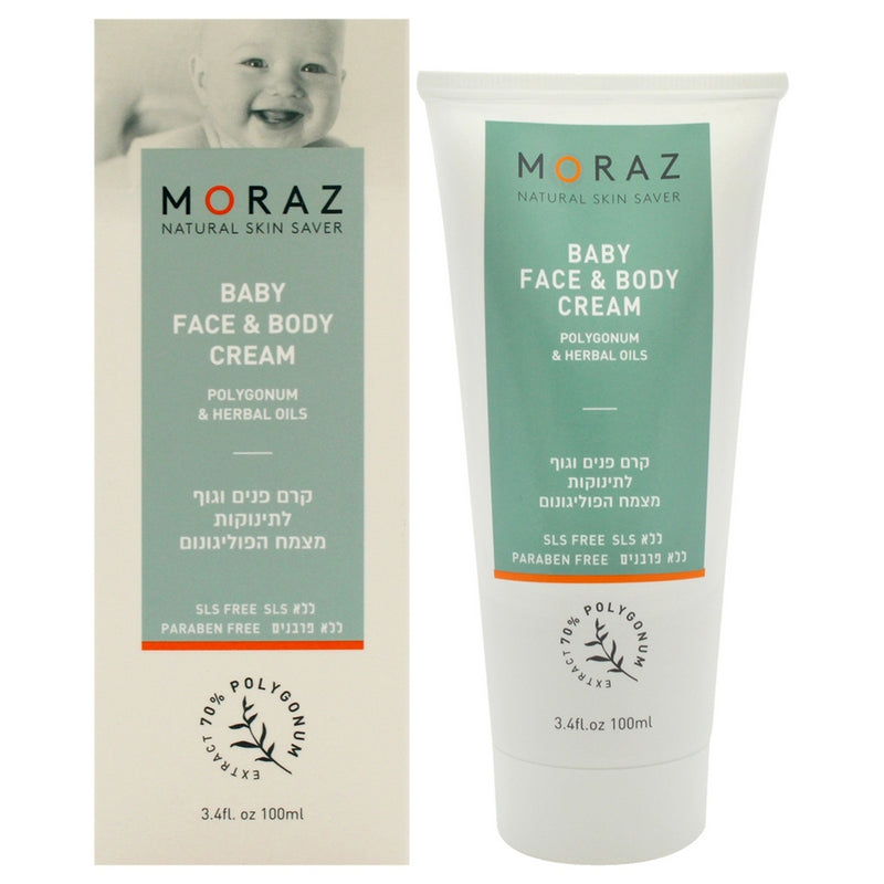 Baby Face and Body Cream by Moraz for Kids - 3.4 oz Cream