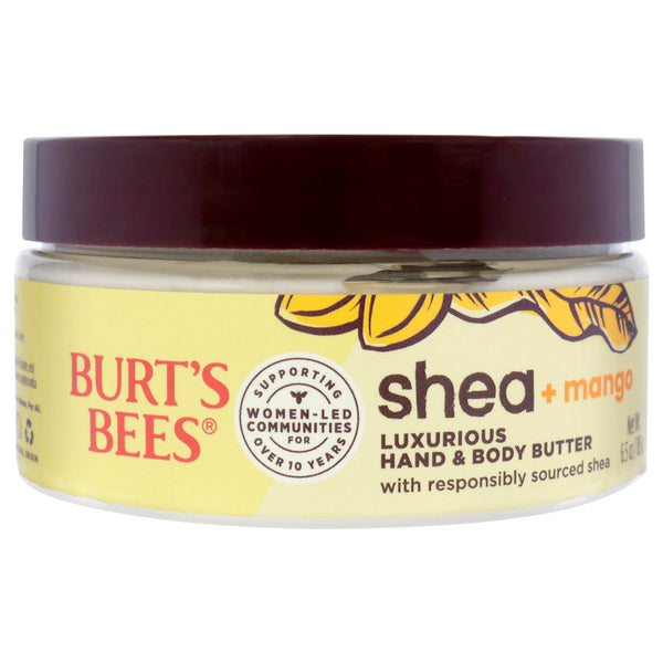 Burts Bees Shea Plus Mango Luxurious Hand And Body Butter