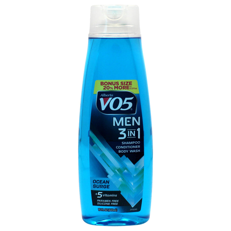 Alberto Vo5 3-In-1 Ocean Surge Shampoo Conditioner And Body Wash