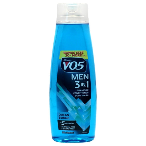 Alberto Vo5 3-In-1 Ocean Surge Shampoo Conditioner And Body Wash