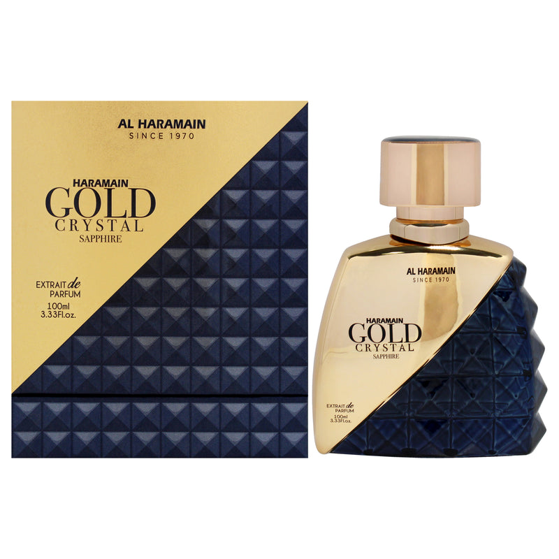Al Haramain Gold Crystal Sapphire (li Free)(new) Unisex Extrait De Parfum