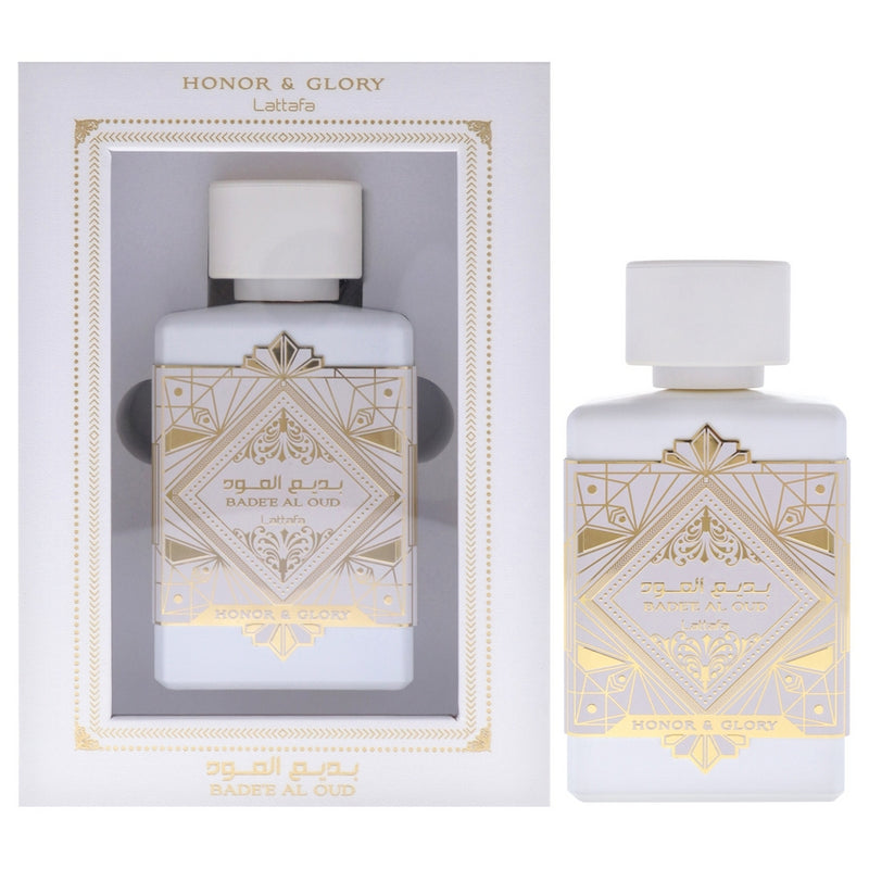 Badee Al Oud Collection - Honor And Glory By Lattafa For Unisex - 3.4 Oz Edp Spray