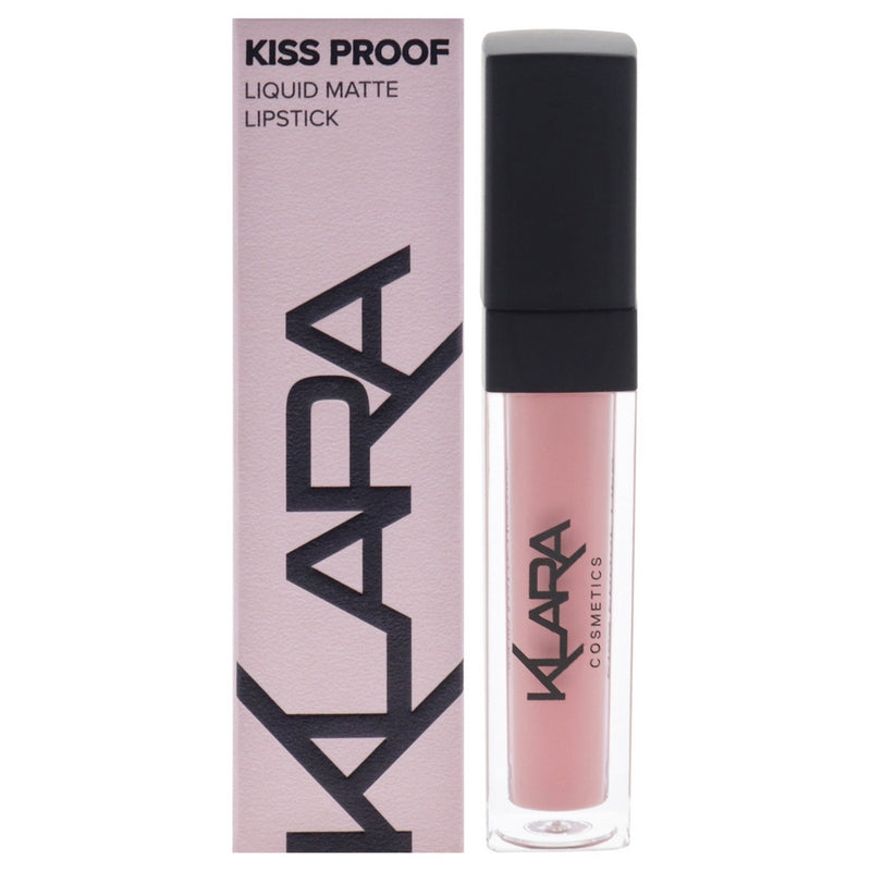 Kiss Proof Liquid Matte Lipstick - 24 Sexy Kitten by Klara for Women - 0.27 oz Lipstick