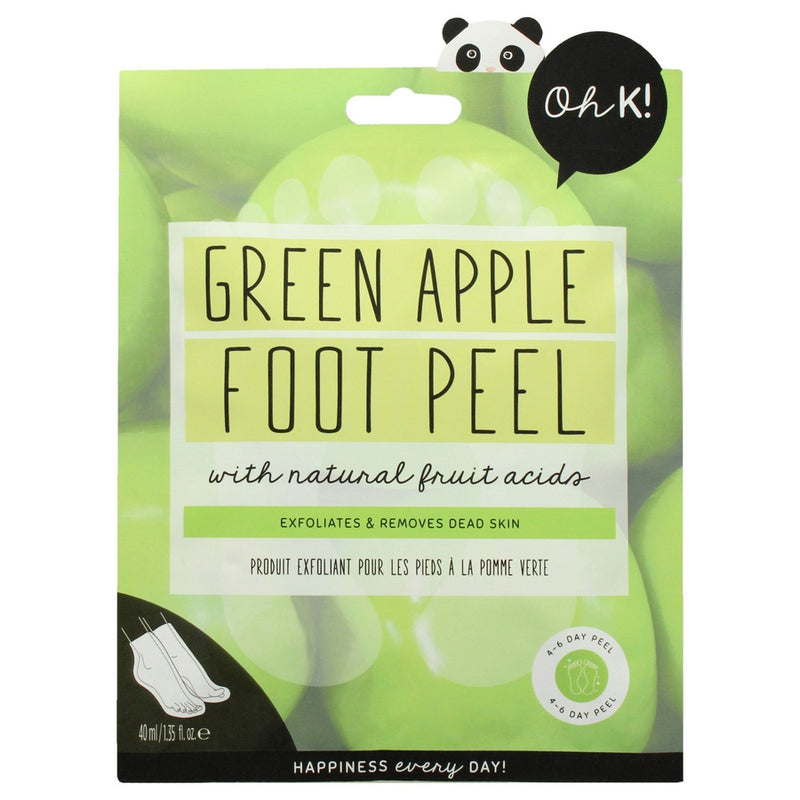 Jelly Foot Peel - Green Apple by Oh K! for Unisex - 1 Pair Mask