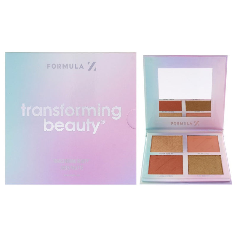 Transforming Beauty Cheek Palette by Formula Z for Women - 0.56 oz Makeup