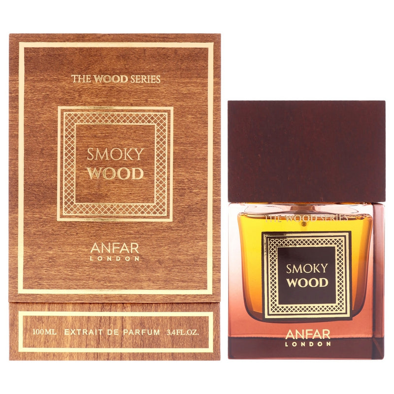The Wood Series Smoky Wood by Anfar, 3.4oz Extrait de Parfum Spray men