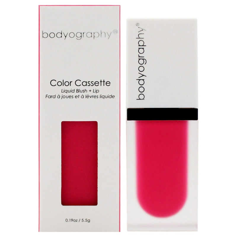 Color Cassette Liquid Blush Plus Lip - Amplify by Bodyography for Women - 0.19 oz Makeup