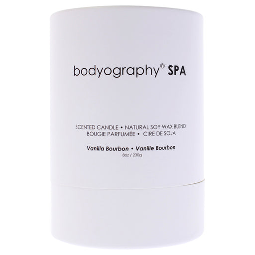 Bodyography Spa Scented Candle Vanilla Bourbon Unisex Fragrance