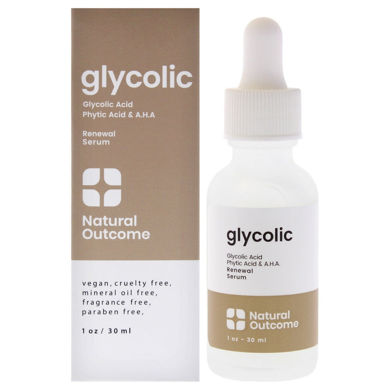 Glycolic Renewal Serum by Natural Outcome for Women - 1 oz Serum