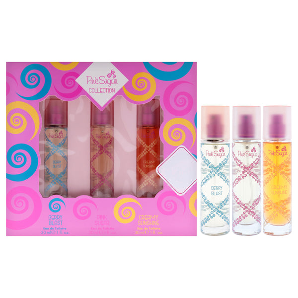 Aquolina Pink Sugar Collection Women's Eau De Toilette Gift Set