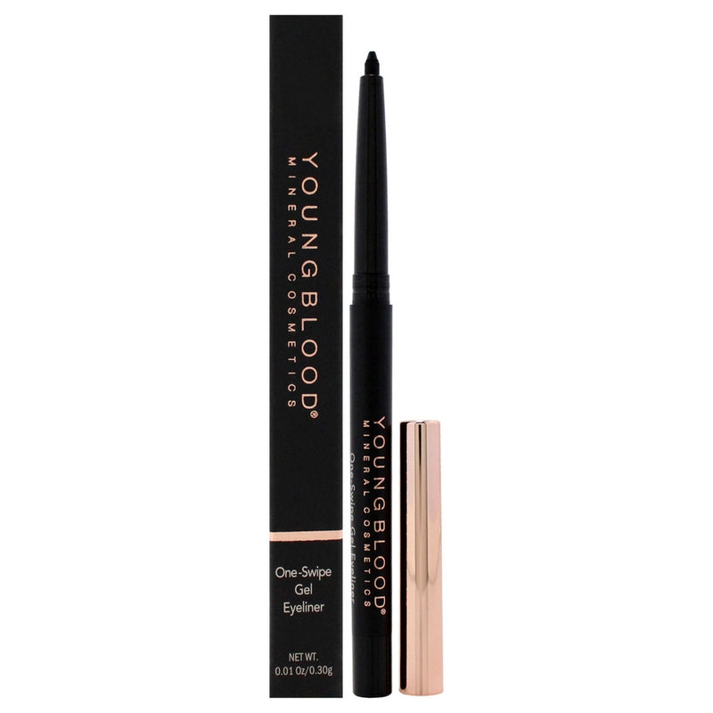 One-Swipe Gel Eyeliner - Caviar by Youngblood for Women - 0.01 oz Eyeliner