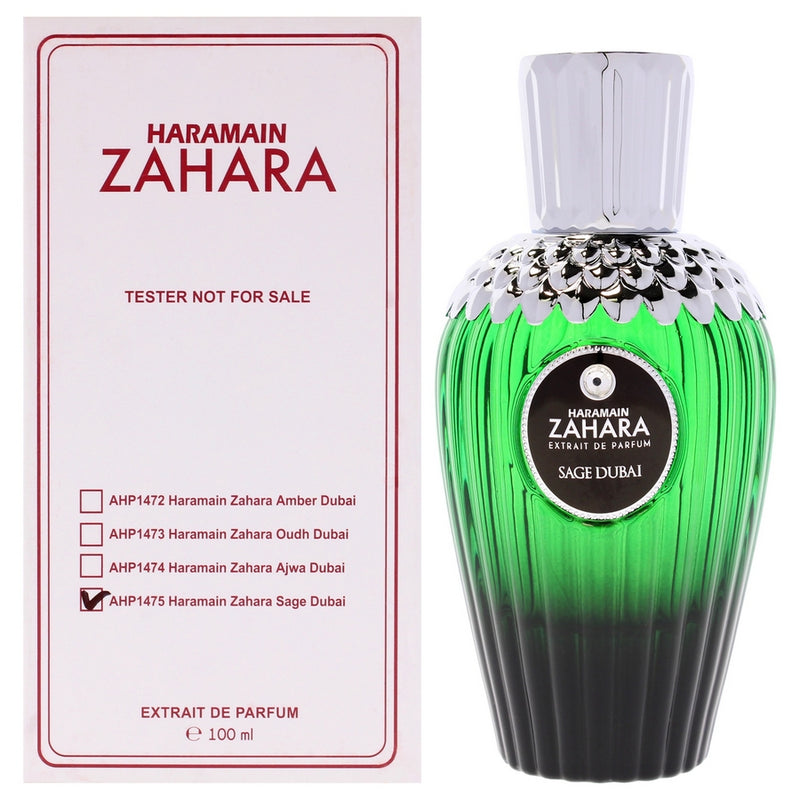 Zahara - Sage Dubai By Al Haramain For Unisex - 3.33 Oz Extrait De Parfum Spray