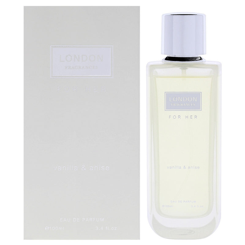 London Fragrances - Vanilla and Anise by Fine Perfumery for Women - 3.4 oz EDP Spray