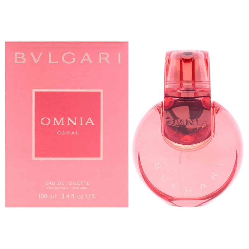 Omnia Coral by Bvlgari, 3.4 oz EDT Spray for Women