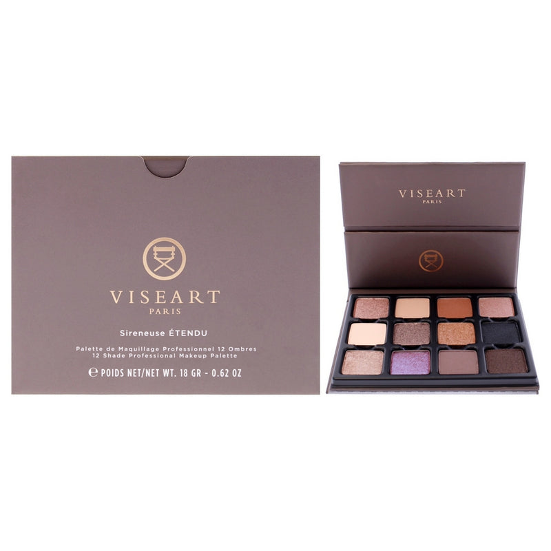 Visepro 12 Shade Eyeshadow Palette - Sireneuse by Viseart Paris for Women - 0.62 oz Eye Shadow