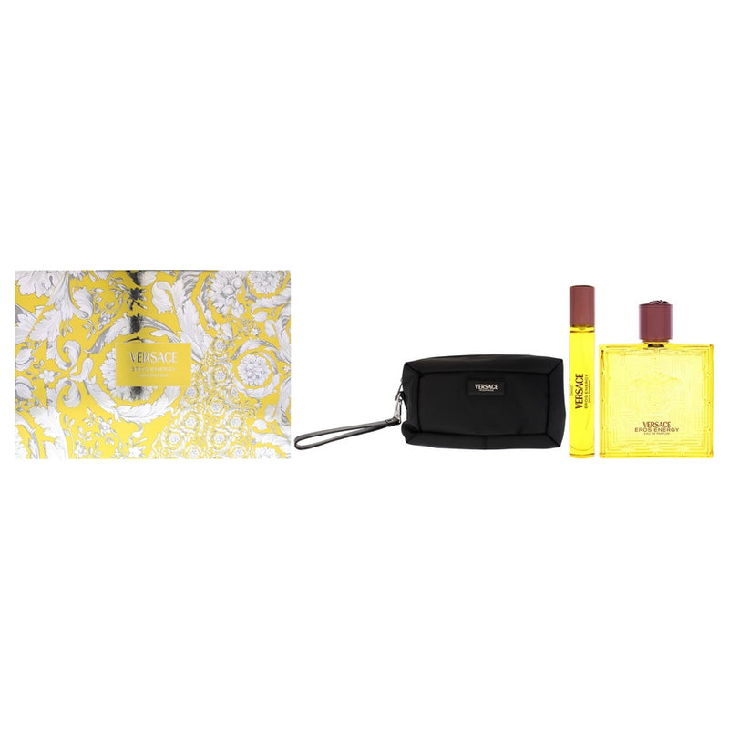 Versace Eros Energy by Versace, 3 Piece Gift Set for Men