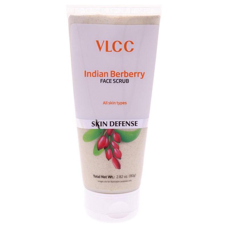 Skin Defense Face Scrub - Indian Berberry  by VLCC for Women - 2.82 oz Scrub