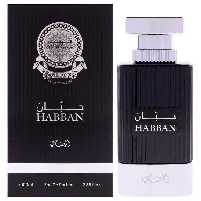 Al Wisam Habban by Rasasi for Men - 3.38 oz EDP Spray