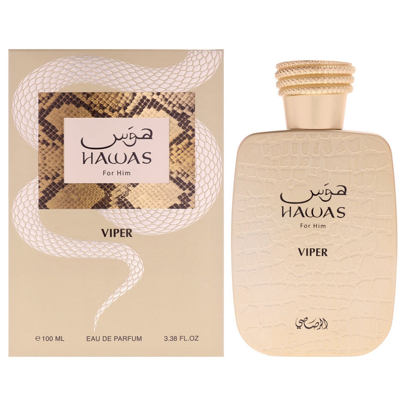 Hawas Viper by Rasasi, 3.3 oz EDP Spray for Men