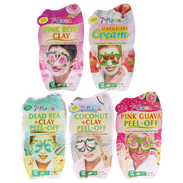 7th Heaven Moisturising Face Masks Women's Gift Set