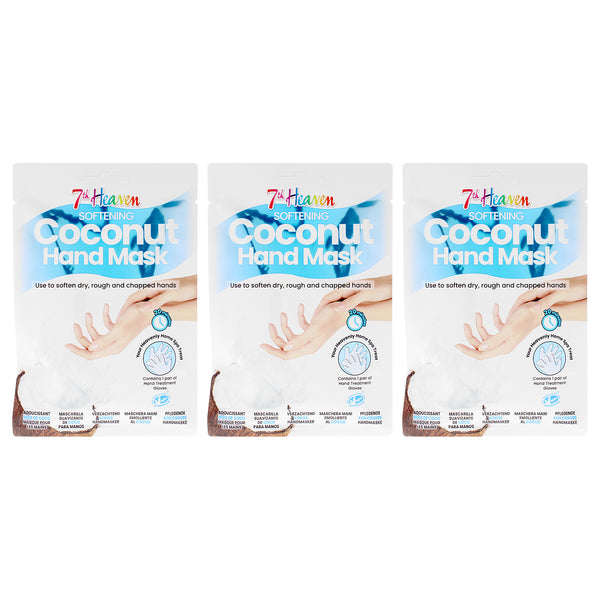 7th Heaven Softening Coconut Hand Mask Multipack