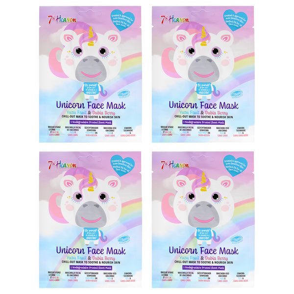 7th Heaven Unicorn Face Sheet Mask Multipack Gift Set