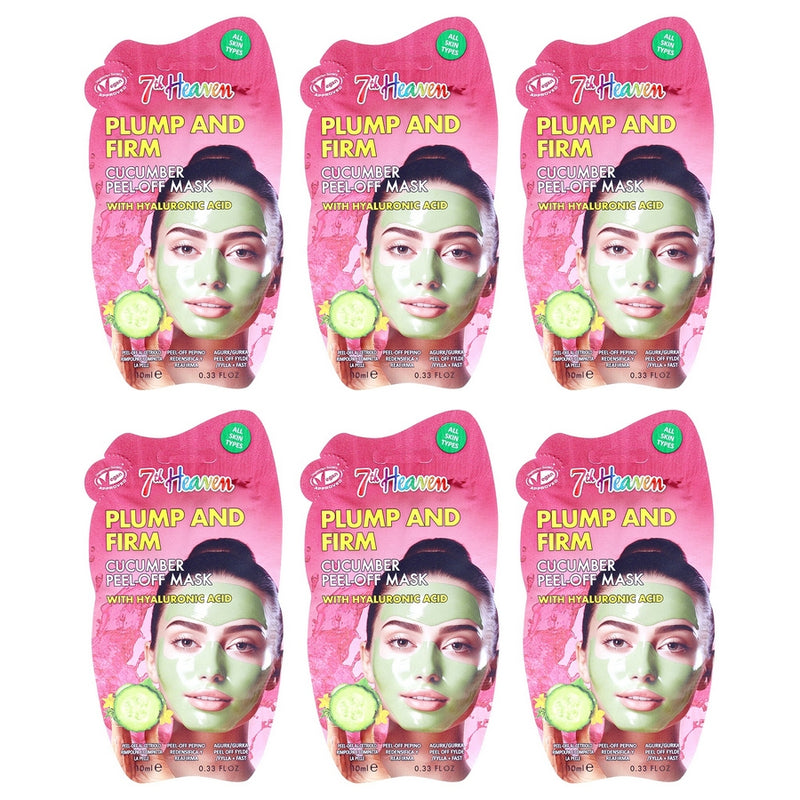 Cucumber Peel Off by 7th Heaven for Women - 6 x 0.33 oz Mask