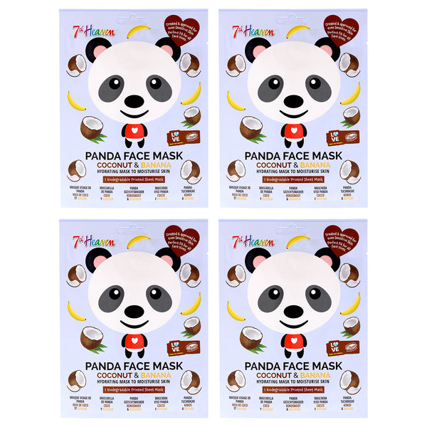 7th Heaven Panda Party Facial Sheet Mask Gift Set
