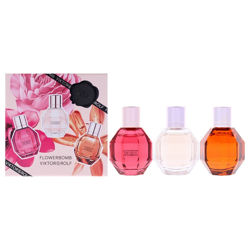 Flowerbomb by Viktor & Rolf, 3 Piece Variety Mini Set for Women