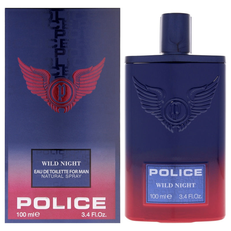 Wild Night by Police for Men - 3.4 oz EDT Spray