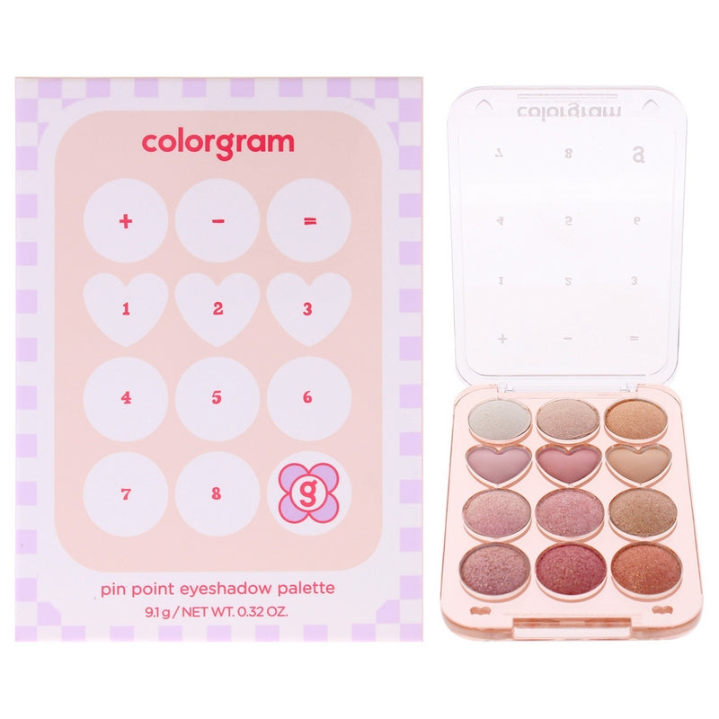 Pin Point Eyeshadow Palette - 04 Bright Plus Cool by Colorgram for Women - 0.32 oz Eye Shadow