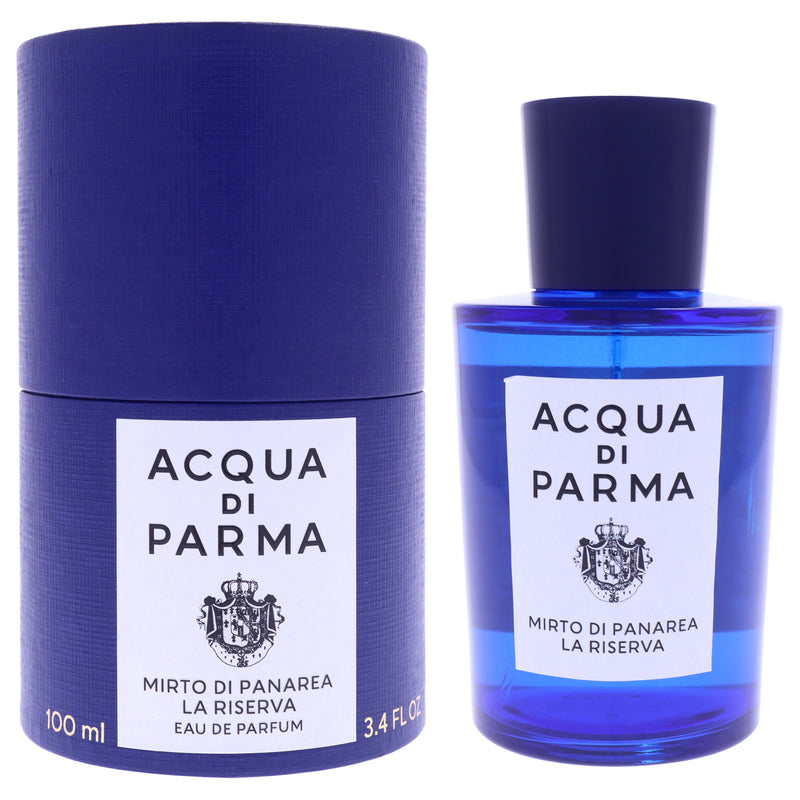 Acqua Di Parma Blu Mediterraneo Mirto Di Panarea La Riserva Unisex Eau De Parfum