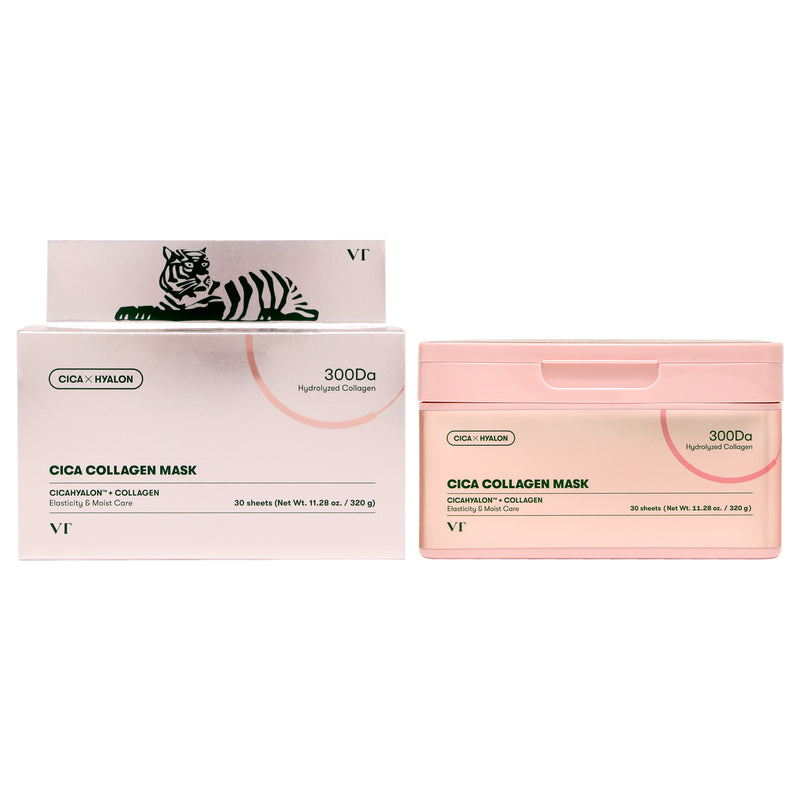 Vt Cosmetics Cica Collagen Mask Women's Gift Set