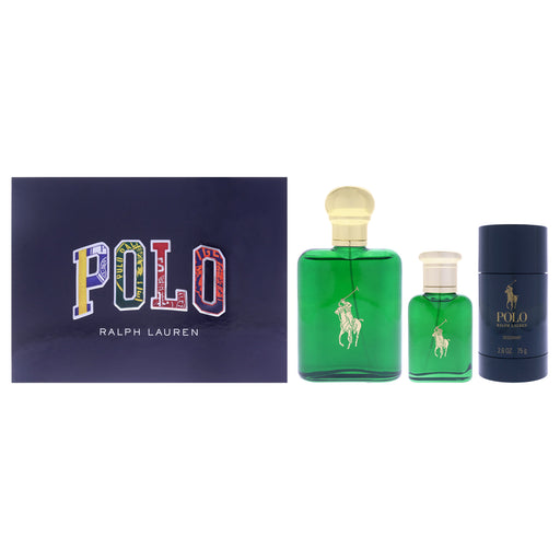 Ralph Lauren Polo Green Men's Eau De Toilette Gift Set
