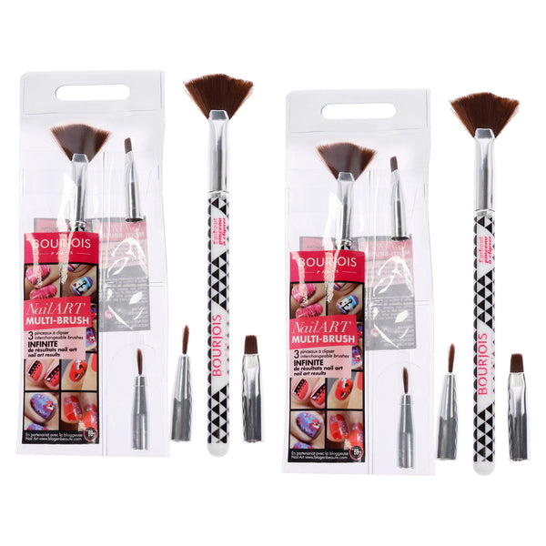 Bourjois Multi-Brush Nail Art Pack Of 2 Women's Gift Set