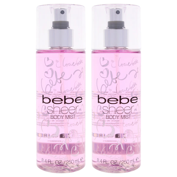 Bebe Sheer Pack Of 2 Women's Body Mist