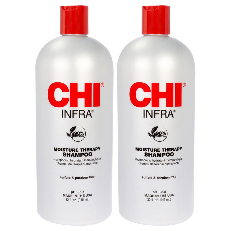 Moisture Therapy Infra Shampoo by CHI for Unisex - 32 oz Shampoo - Pack of 2